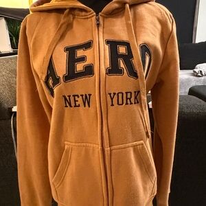Aeropostale Varsity Zip Hoodie Size small